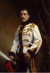 Liphart Ernst Karlovich Portrait of P. M. Rayevsky Cornet of the Life-Guard Hussar Regiment  - Hermitage